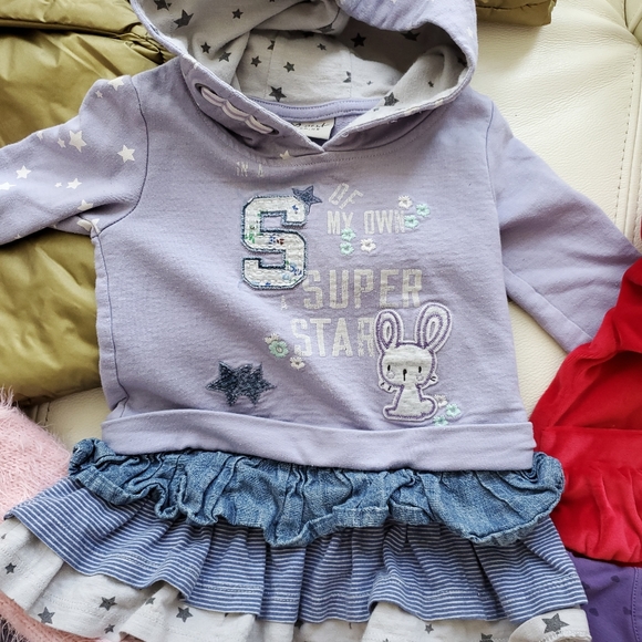 Kit of 8 nice clothes baby girl 12m - Picture 8 of 9